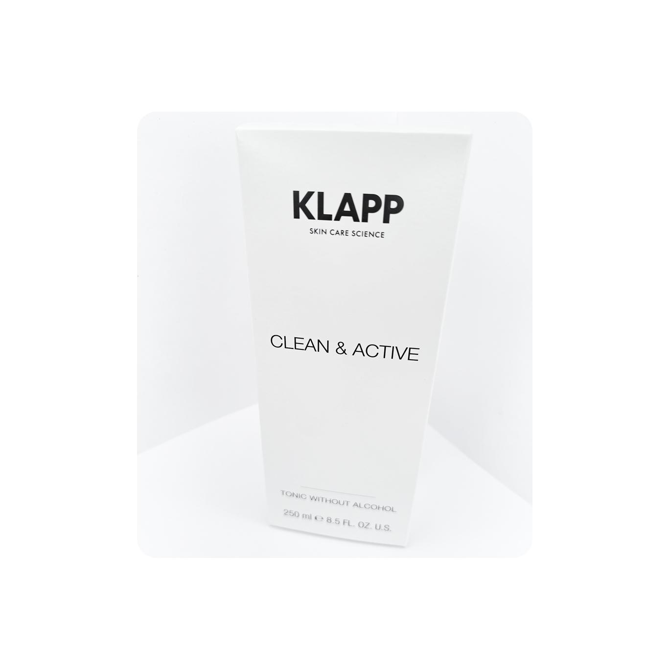 KLAPP CLEAN & ACTIVE Тоник без спирта для лица