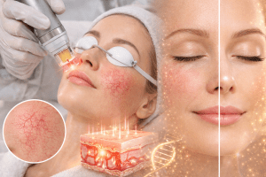 Лазерное удаление сосудистых звёздочек и покраснений