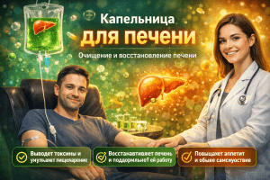 Лечение печени капельницей