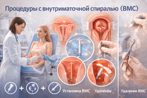 Процедуры с внутриматочной спиралью