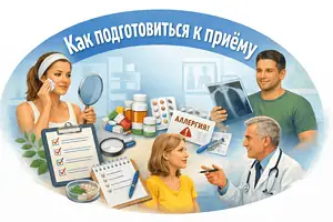 Консультация врача дерматовенеролога с анализами и рекомендациями