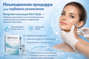 Глубокое увлажнение и восстановление кожи, Инъекционная процедура для глубокого увлажнения, Восстановления кожи с использованием биоревитализанта, Инъекции для увлажнения кожи лица, Уколы для увлажнения кожи лица