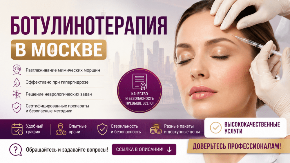 Ботулинотерапия м Дмитровская: запись онлайн, гибкие цены, удобный график