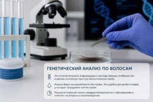 Генетический анализ по волосам м Дмитровская: удобно, конфиденциально, быстро