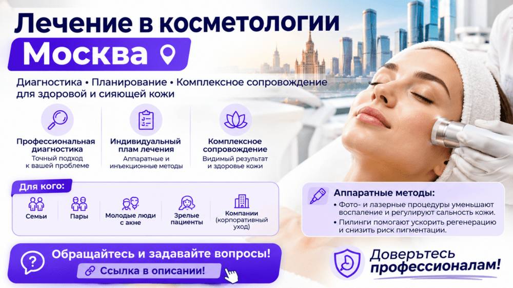 Лечение акне в косметологии: персональные протоколы, чистая кожа без рецидивов